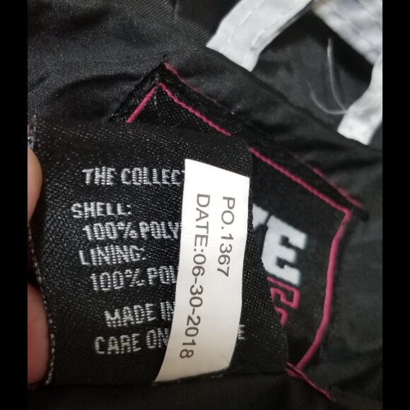 LOVE Windbreaker Lightweight Jacket Hood Pockets LOVE Spellout 1/2 Zip - Picture 8 of 9